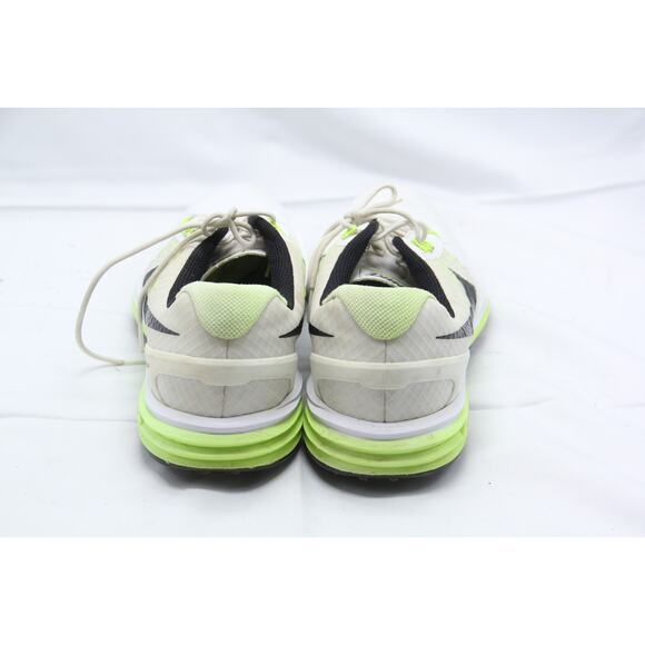Nike Lunar Control 2 Golf Shoes Mens 10 White Yellow Spiked Lunarlon 704665-102 - Picture 6 of 9